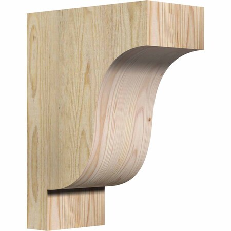 Ekena Millwork Newport Rough Sawn Corbel, Douglas Fir, 6"W x 12"D x 16"H COR06X12X16NEW00RDF